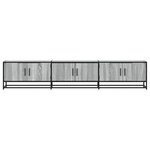 vidaXL Meuble TV sonoma gris 210x35x41 cm bois d'ingénierie