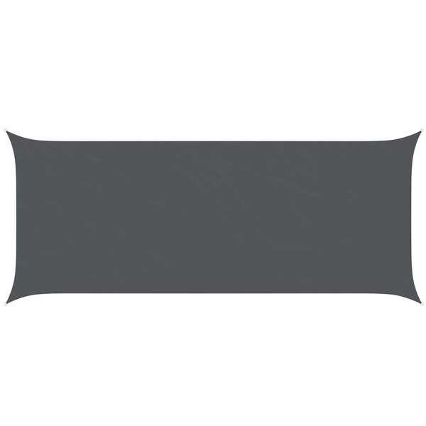 vidaXL Voile d'ombre Anthracite 6 x 2 5 m 100   polyester Oxford