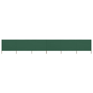 vidaXL Paravent 6 panneaux Tissu 800 x 160 cm Vert