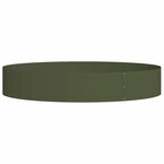 vidaXL Pots de jardin 5 Pièces vert olive 120x120x20 cm en acier