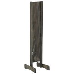 vidaXL Clôture en treillis de jardin Gris 120x90 cm Bois de sapin