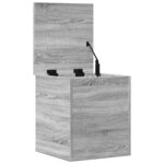 vidaXL Boîte de rangement sonoma gris 40x42x46 cm bois d'ingénierie