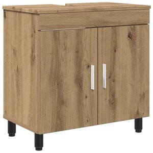 vidaXL Unité de vanité de salle de bain Chêne artisanal