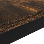 vidaXL Table basse Chêne Fumé 100 x 50 x 45 cm Bois d'ingénierie