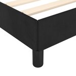 vidaXL Cadre de lit Noir 120x200 cm Velours