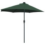 vidaXL Parasol de jardin Vert 294 x 150 x 223 cm tissu