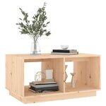 vidaXL Table basse 80x50x40 cm Bois massif de pin