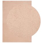 vidaXL Tapis HUARTE à poils courts doux lavable rouge clair 140x200 cm