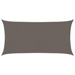 vidaXL Voile d'ombrage 160 g/m² Anthracite 2 5x5 m PEHD