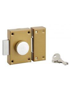 SP - Verrou à bouton cylindre Ø25 x 45 mm 3 clés - SP