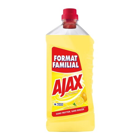 Ajax Multi-Surfaces Fraîcheur Citron 1,5L Format Familial (lot de 6)