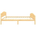 vidaXL Cadre de lit sans matelas bois massif de pin 160x200 cm