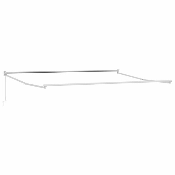 vidaXL Auvent Blanc 4 ×3 m Métal