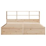 vidaXL Cadre de lit sans matelas 200x200 cm bois massif de pin