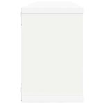 vidaXL Étagères murales cube 4 Pièces Blanc 60x15x23 cm Bois d’ingénierie