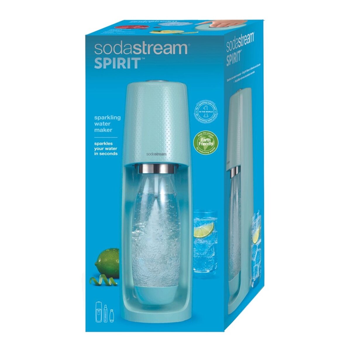 Sodastream Spirit Machine à Gazéifier Bleue Pastel SPIRIT BLEUE PASTEL - La  Poste