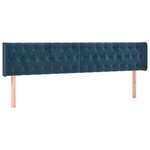 vidaXL Sommier à lattes de lit et matelas bleu foncé 120x190cm velours
