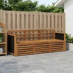 vidaXL Ensembles de canapés 3 pc Bois d'Acacia Massif