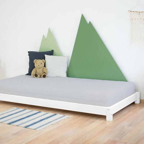 Lit simple TEENY 90 x 160 blanc