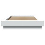 vidaXL Cadre de lit sans matelas blanc 90x190 cm
