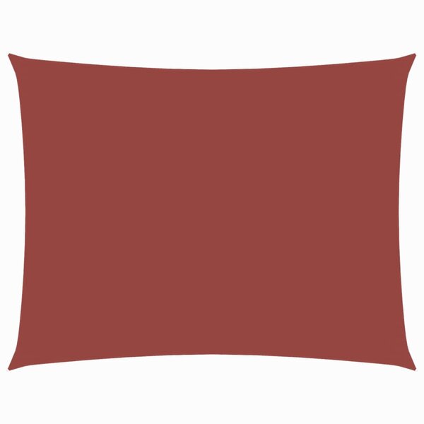 vidaXL Voile de parasol tissu oxford rectangulaire 5x6 m terre cuite