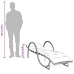 vidaXL Chaises longues lot de 2 avec table beige résine tressée