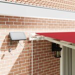 vidaXL Auvent Rétractable avec 450 × 300 cm Rouge