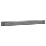 vidaXL Lit surélevé de jardin Acier enduit de poudre 507x100x36cm gris