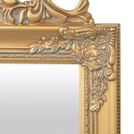 vidaXL Miroir sur pied Style baroque 160x40 cm Doré