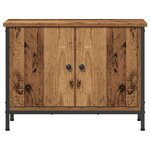 vidaXL Meuble TV en Bois Ancien Bois ancien Bois 60 x 35 x 45 cm Durable