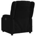 vidaXL Fauteuil de massage inclinable Noir Tissu