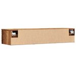 vidaXL Armoire murale vieux bois 102x30x20 cm bois d'ingénierie