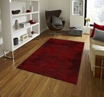 Tapis de salon FISUN 120 x 180 cm - Rouge