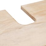 vidaXL Meuble sous Lavabo de Salle de Bain Blanc 62 x 33 x 58 cm