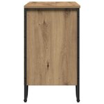 vidaXL Cabinet de Lavabo avec stockage Chêne artisanal 60 x 35 x 60 cm