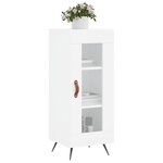 vidaXL Buffet blanc 34 5x34x90 cm bois d'ingénierie