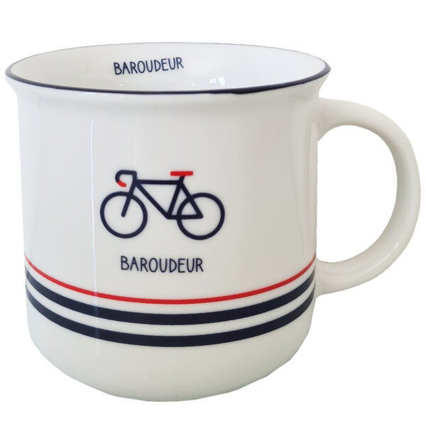 Tasse en porcelaine baroudeur - vélo