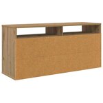 vidaXL Basboard 102 x 32 x 48 5 cm Chêne artisanal