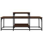 vidaXL Table basse chêne marron 102x60x45 cm bois d'ingénierie
