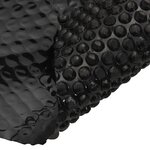 vidaXL Couverture de piscine solaire 800 x 400 cm 110 μm Carré PE Noir
