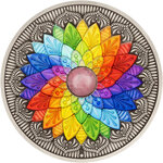 Monnaie CHAKRA Mandala Harmony 3 Oz Medaille Argent