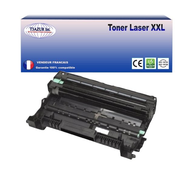 Kit Tambour compatible avec Brother DR3400 pour Brother HL-L6400DW  HL-L6400DWT  HL-L6400DWTSP - 30 000 pages - T3AZUR