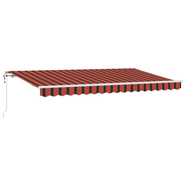 vidaXL Auvent Rétractable Multicolore 400 x 200 cm