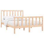 vidaXL Cadre de lit sans matelas 160x200 cm bois massif de pin