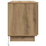 vidaXL Meuble TV Chêne artisanal 100 x 38 x 49 cm Bois d'ingénierie