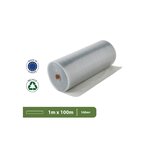 Pack And Move - Film À Bulle Recyclé - 1 X 100 M - Déménagement  Expédition Et Protection - Papier Bulle De Qualité