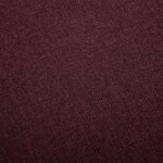 vidaXL Chaises pivotantes à manger lot de 4 violet tissu