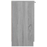 vidaXL Meuble à chaussures Sonoma gris 59x35x70 cm Bois d'ingénierie