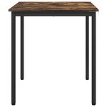 vidaXL Table de salle à manger / Table de repas MÉTAL