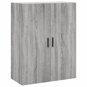 vidaXL Armoire murale sonoma gris 69 5x34x90 cm